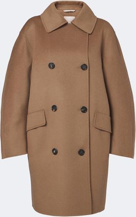 Max Mara Abrigo cruzado de lana virgen