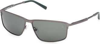 Timberland TB00072 Polarized 09R Mens Sunglasses Gunmetal Size 59