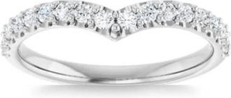 Pompeii3 1/3Ct Round Cut Accent Wedding Ring Anniversary 14k Gold Lab Grown