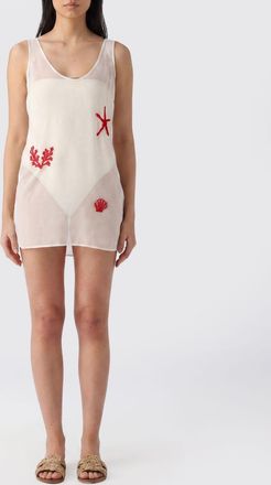 MC2 Saint Barth Abito mini in organza con ricami