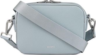 Sandro Small reconstituted leather bag in Blue Sky at Nordstrom, Size Medium