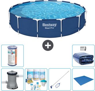 Bestway Piscina Bestway Steel Pro Redonda - 396x84 Cm - 8-piezas S21611