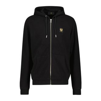 Belstaff Hoodies & sweatvesten, Heren, Zwart, XL, Zip-throughs