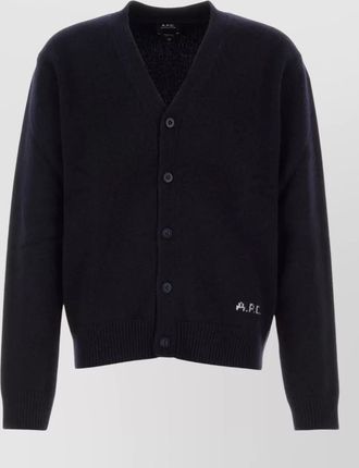 A.P.C. wool v-neck cardigan