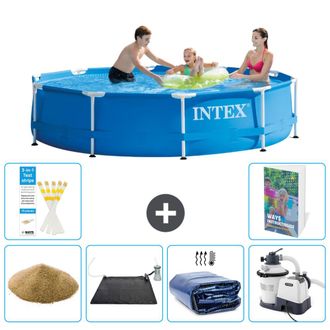 Intex Piscina Con Estructura Redonda - 305x76 Cm - 7-piezas S69