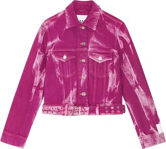 Ganni Giacca con fantasia tie dye - Rosa