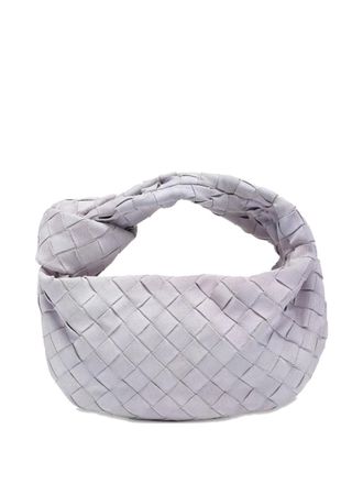 Bottega Veneta 2012-2025 Mini Suede Intrecciato Jodie hobo bag - women - Suede - One Size - Purple