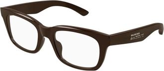 Balenciaga Glasses, male, Brown, 54 MM, Bb0429O Eyeglasses