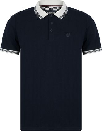 Kensington Eastside Mens Woodman Stretch Cotton Pique Stripe Polo Shirt