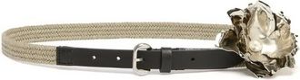Max Mara Cintur&oacute;n Wkavicolo - Accessories - Mujer - Beige - L