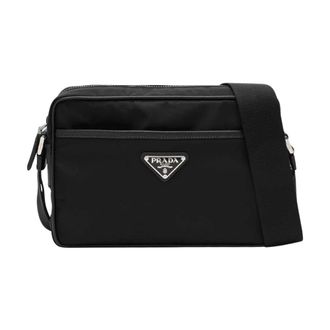 Prada Cross Body Bags, male, Black, Size: ONE SIZE Borsa A Tracolla