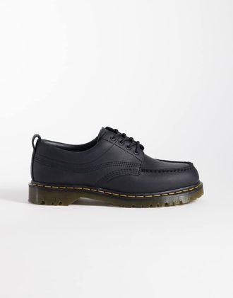 Dr. Martens Dr. Martens - Lowell - Scarpe unisex con 4 occhielli nero Crazy Horse