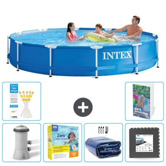 Intex Piscina Con Estructura Redonda - 366x76 Cm - 7-piezas S285
