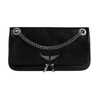 Zadig&Voltaire Bolso Rock Ii de piel granulada - Bags - Mujer - Negro - ONE SIZE