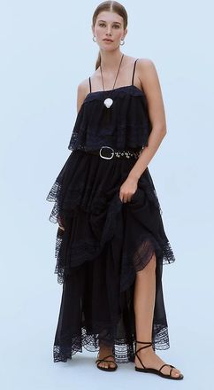 Let Me Be Tiered Lace Maxi Dress
