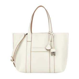 Hogan Tote Bags, female, White, Size: ONE SIZE Shopping Script Piccola