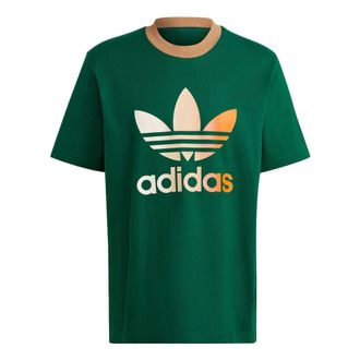 adidas Adicolor 70s Premium Trefoil T-shirt Asia Sizing Dark Green IP6969