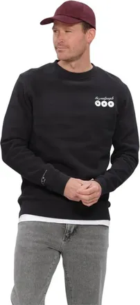 The Goodpeople Heren, Sweatshirts & Hoodies, Zwart, Maat: M