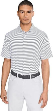 Puma BRRR Stripe Golf Polo Mens T Shirt White Glow/Puma Black : 3XL, Elastane/Polyester