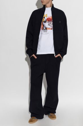 Dsquared2 Sweatshirt With A Stand-up Collar, Mens, Navy Blue