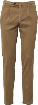 BRIGLIA 1949 Pleated Tencel-Blend Flap Pocket Pants