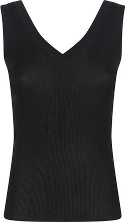 P.A.R.O.S.H. Tanktop - Dames - Tops zonder mouwen - Zwart - M - Katoen - Tops