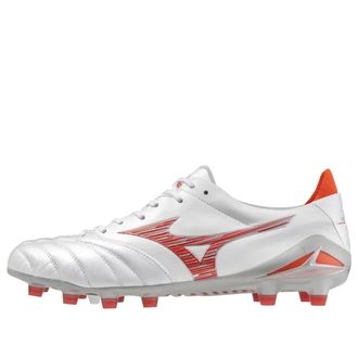 Mizuno Morelia Neo4 IV Japan Football Soccer Cleats White Red P1GA243060