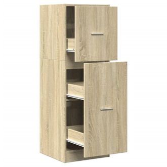 vidaXL Armario Botiqu&iacute;n Madera De Ingenier&iacute;a Roble Sonoma 40x41x118 C Vidaxl