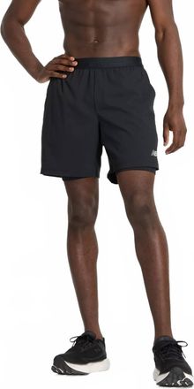 New Balance Ac Lined Short In Black