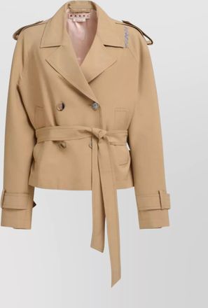 Marni waist belted lapel jacket