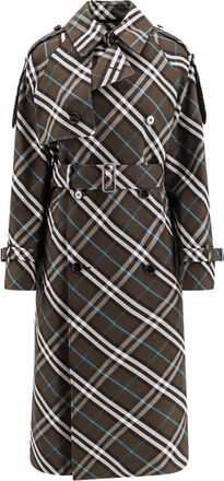 Burberry Single-Breasted Coats - Dames - Trenchcoats - Veelkleurig - 3XS - Jassen