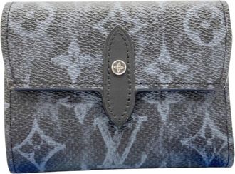 Louis Vuitton Monogram Black Wallet (Tri-Fold) (Pre-Owned)