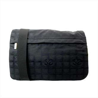 Chanel Pre-owned Cross Body Bags, female, Black, Size: ONE SIZE Pre-owned Vintage Shoulder Bag