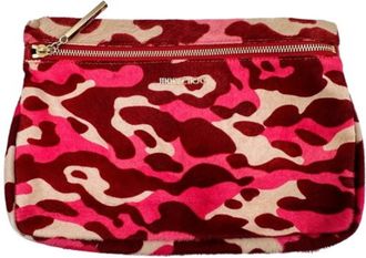 Jimmy Choo London Pink Leather Pouch (Pre-Owned)