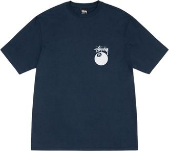 St&uuml;ssy T-Shirts - Heren - T-shirts - Blauw - L - Tops