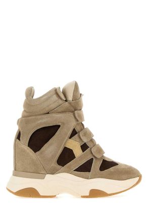 Isabel Marant Brown Color Block Sneakers
