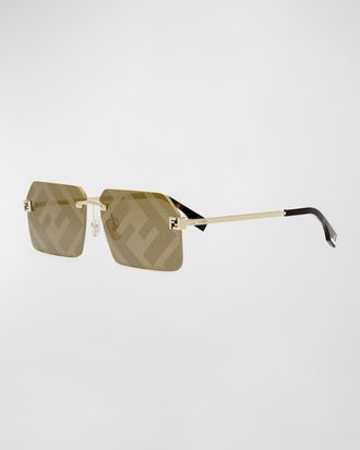 Fendi Men & apos;s FF-Monogram Square Sunglasses