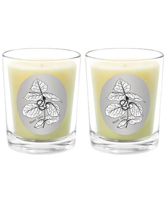 Qualitas Hazel Tree Two Scented Beeswax Candle Set