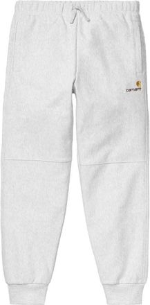 Carhartt Work in Progress Amerikaanse Script Joggingbroek - Heren - Sweatpants - Grijs - XL - Katoen - Broeken