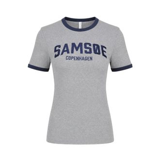 Sams&oslash;e & Sams&oslash;e T-Shirts - Tops - Mujer - Gris - M