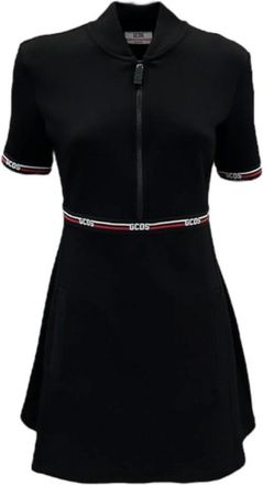 GCDS Gcds, Dames, Jurken, Zwart, Maat: M