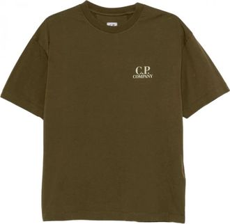 C.P. Company Shirts - Heren - T-shirts - Groen - L - Tops