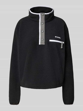 Columbia Fleecepullover mit Stehkragen Modell Helvetia in Black, Gr&ouml;&szlig;e S