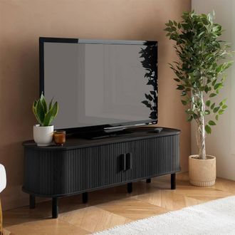 Birlea Axel Fluted TV Unit in Black