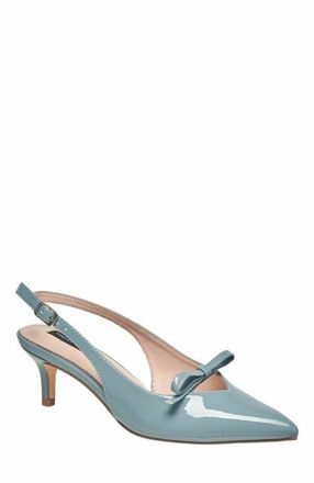French Connection Quinny Slingback Kitten Heel in Blue at Nordstrom, Size 8