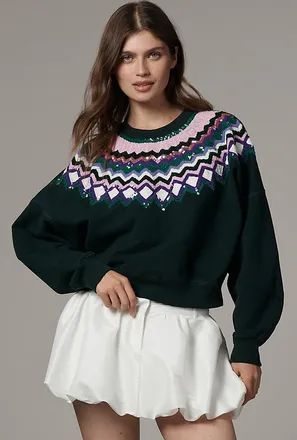 Essentiel Embellished Pullover Sweater