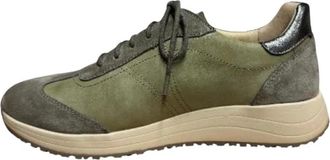 Wolky Daba - Dames - Sneakers - Groen - 37 EU - Wol - Schoenen