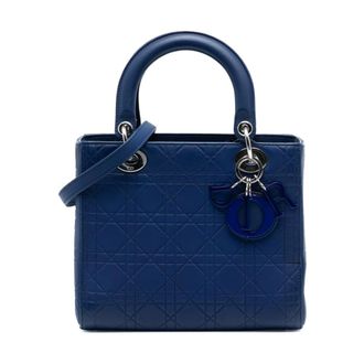 Dior Borsa in Pelle Pre-owned con Manico Superiore - - Pre-owned - Donna - Blu - ONE SIZE