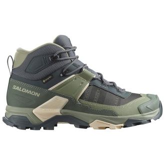 Salomon X Ultra 5 Mid GORE-TEX Wanderschuhe f&uuml;r Damen | grau/oliv