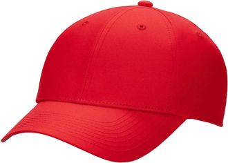 Nike Lege Gestructureerde Baseballpet (Universiteit Rood/Wit)